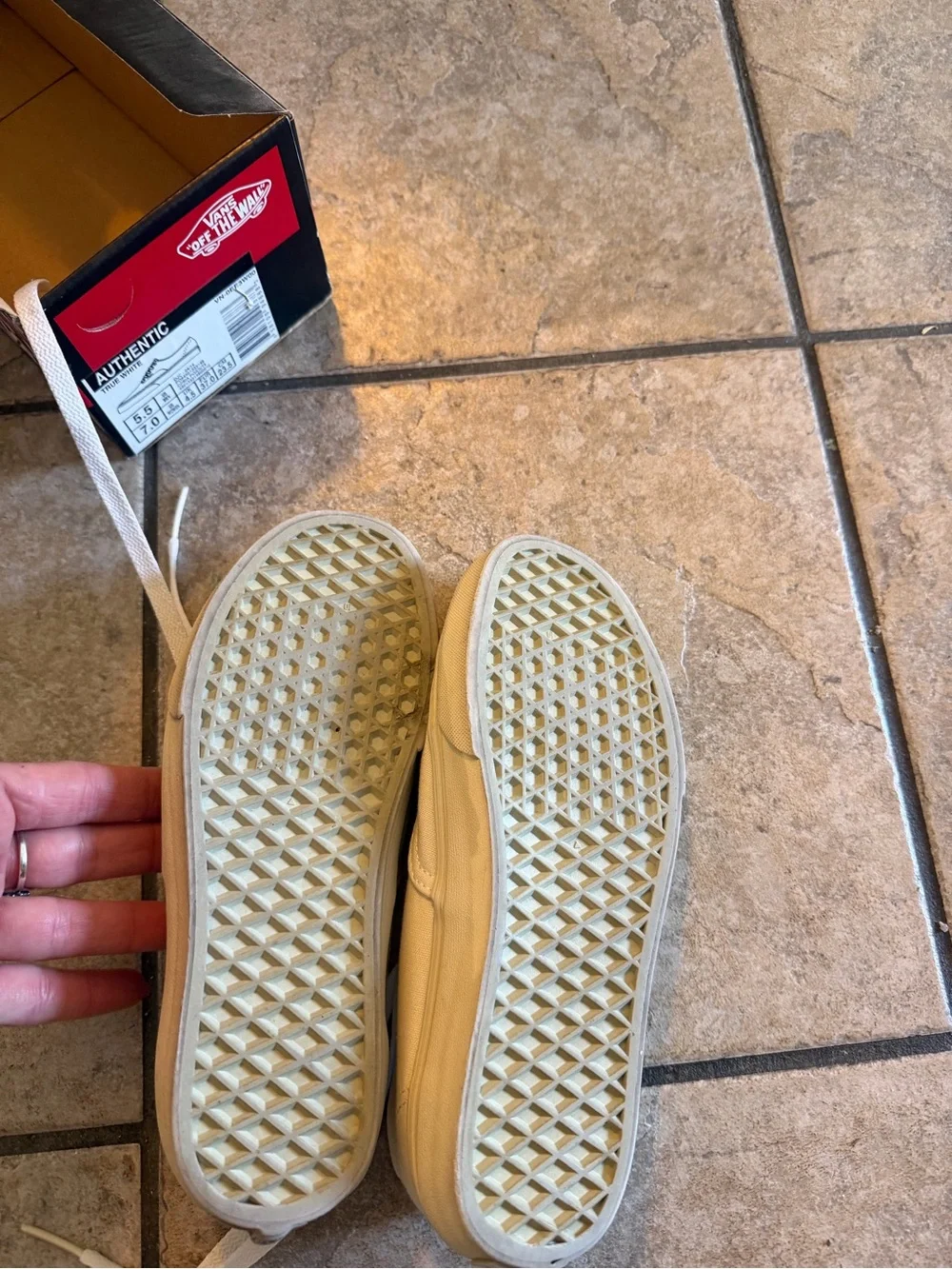 Vans Classic Canvas Sneakers in Off-White